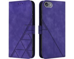 Hoes - Etui - Tas geschikt voor iPod Touch - Met Schouder - Draagkoord - Paars