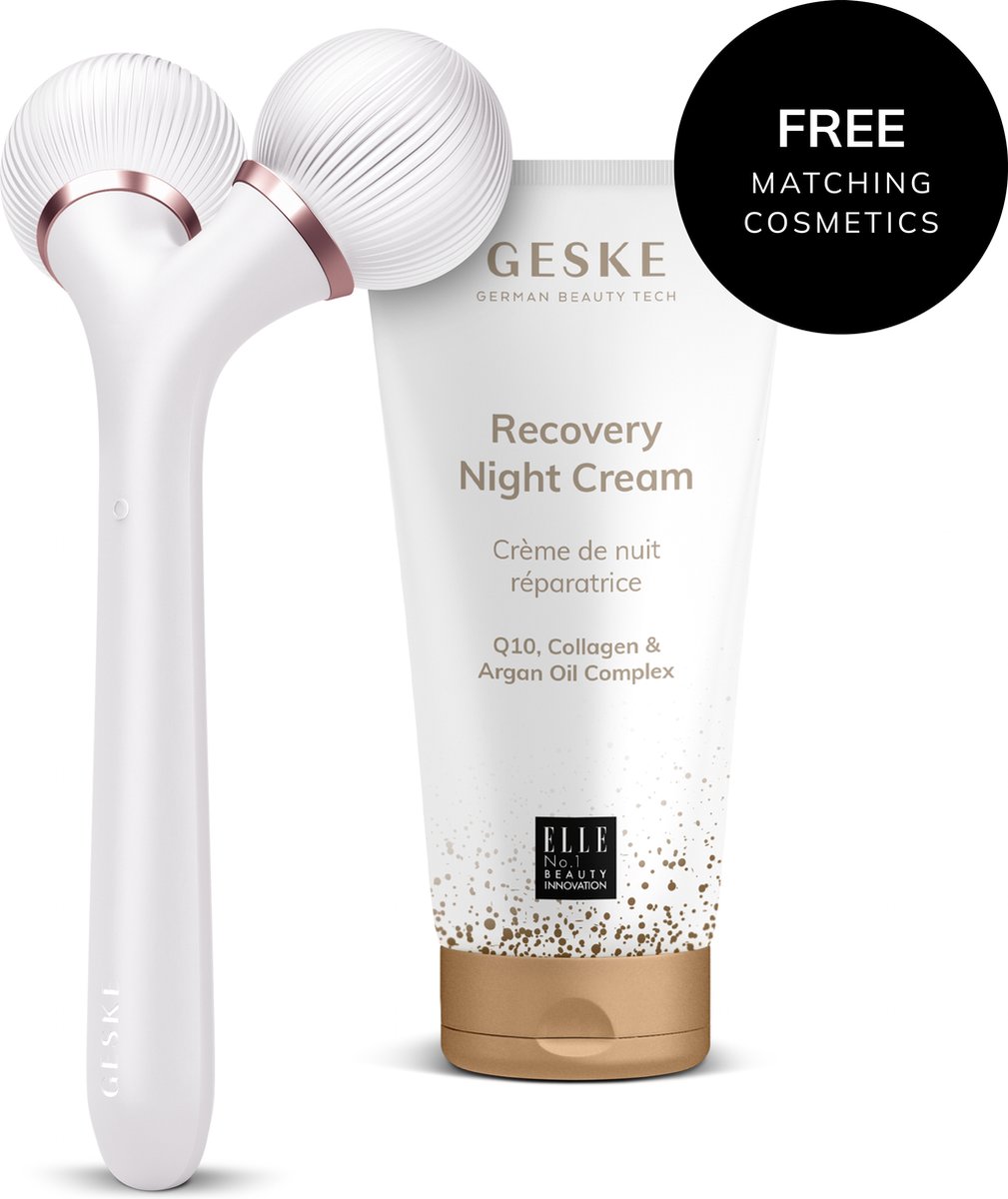 Goedkoopste GESKE | SmartAppGuided™ Sonic Gezichts- & Lichaamsroller | 4 in 1 | Farbe Starlight Gratis cosmetica