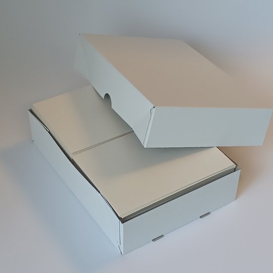 Sous-bocks en karton A6 Blanco - 100 feuilles en boîte - 480g/ m2 - environ 1,1 mm d'épaisseur