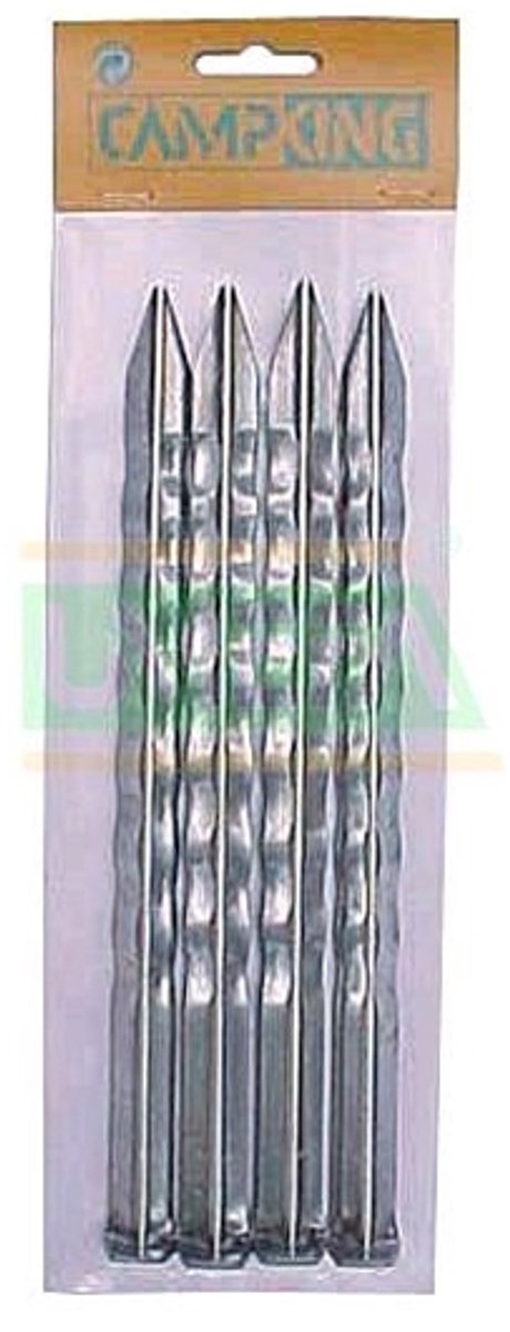 Campking Tentharing Gekarteld 24 cm - 10 Stuks van Campking — afbeelding 3
