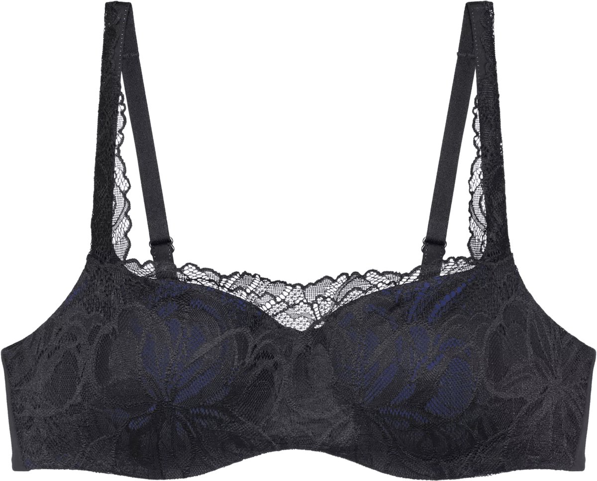 Triumph Body Make-Up Illusion Lace Balconette Dames Beha - Zwart