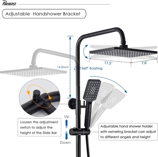 Thermostatische Douchekraan Schutte Vico Chroom