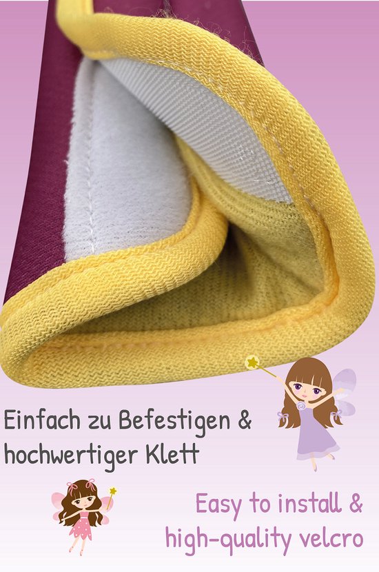Gordelbeschermer - Feeën - 1 beschermer - Gordelhoes - Gordelkussen - voor baby's of kinderen van Huggy Things — afbeelding 4