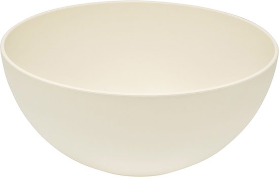 Foto: Zuperzozial nature collection mega schaal 30cm nature bioplastic creme kleur