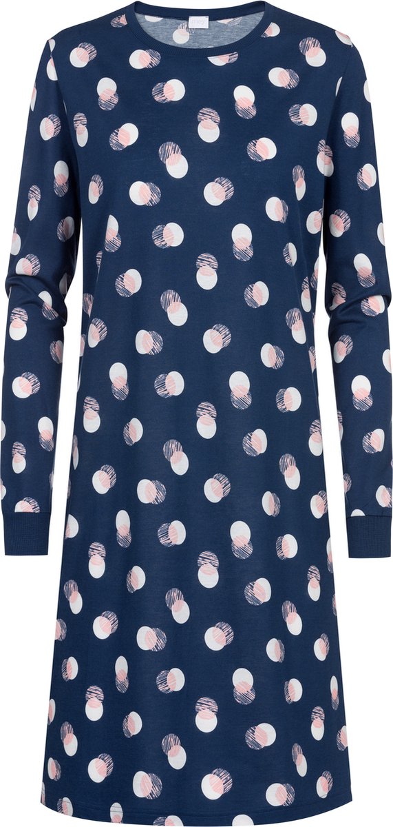 Mey Female - Nachthemd Serie Scribbled Dots Deep Marine