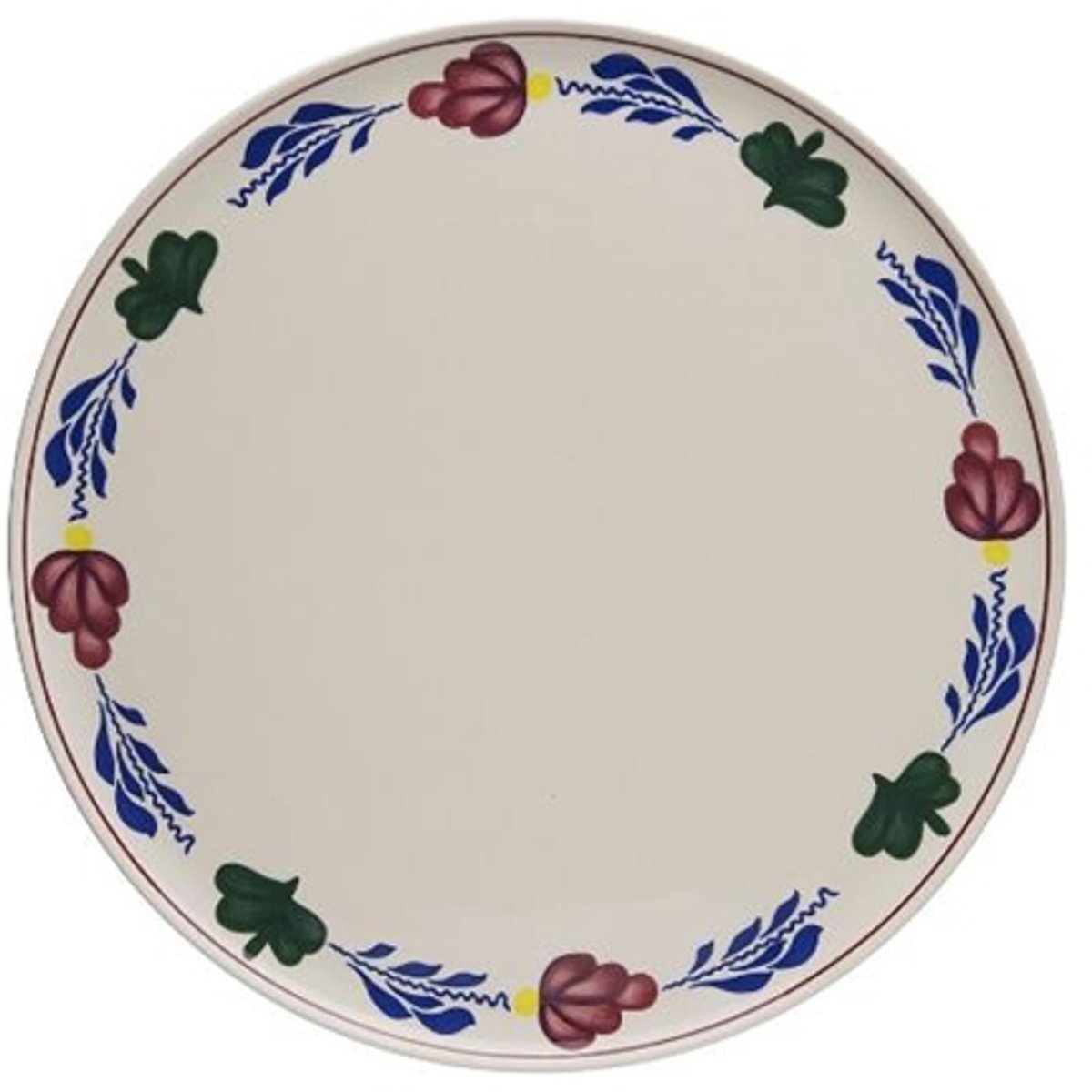 Boerenbont bord plat Ø32,5cm doos a 4st