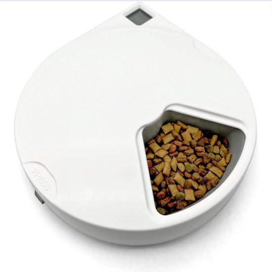 Voerautomaat 5 Porties Kat met Koelpacks - Voerautomaat - €109,95