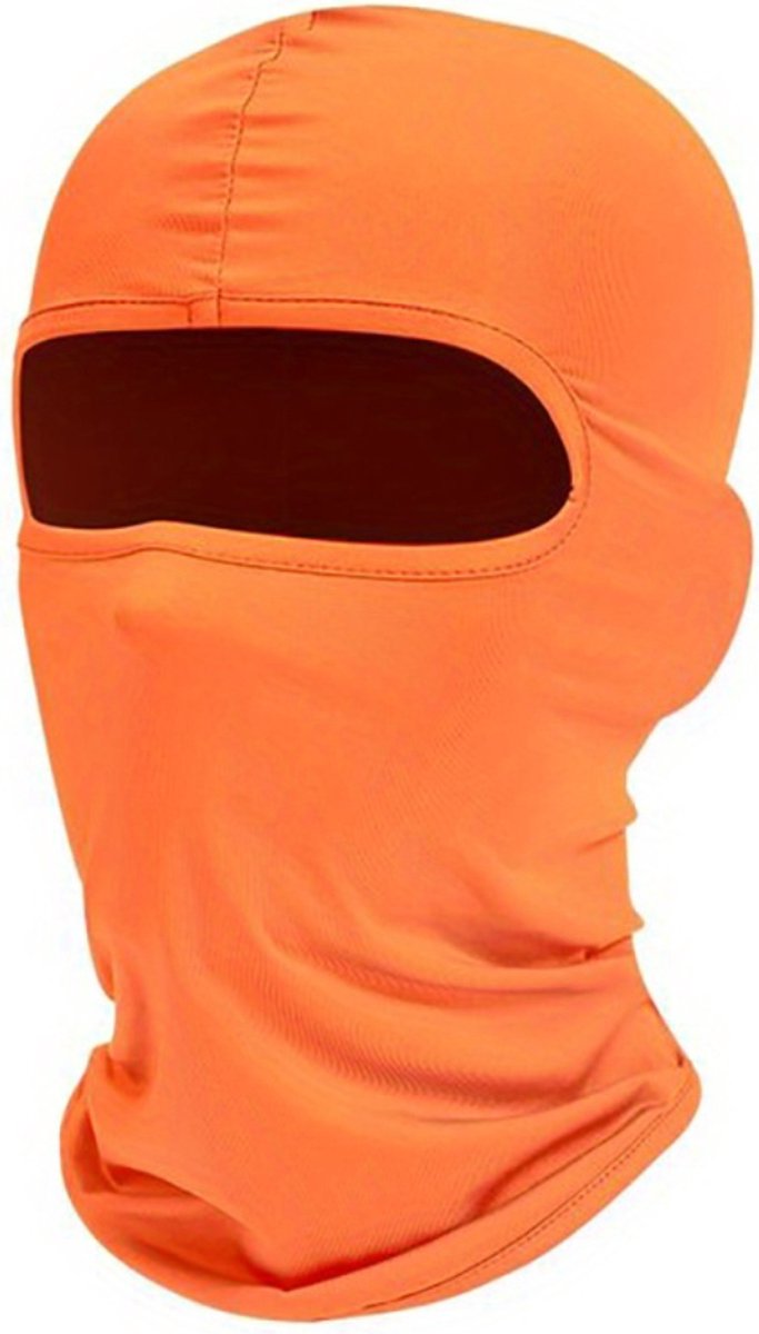 Nivard Ski Masker Ski Mask Balaclava Winter Masker Bivakmuts Full Face Mask Oranje