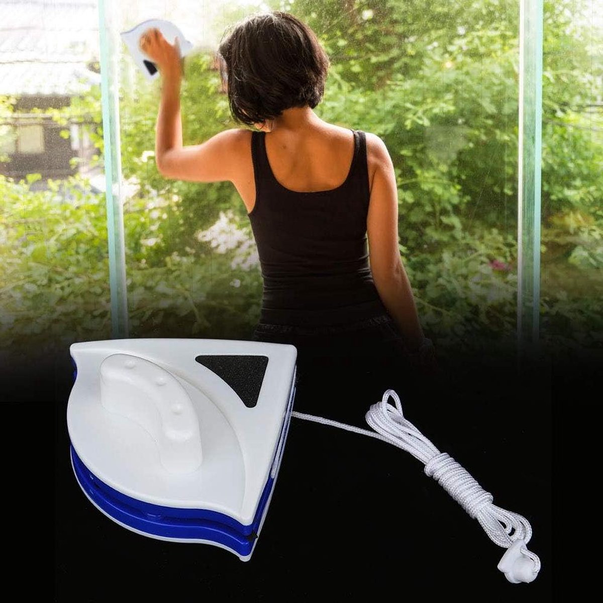 Goedkoopste Glass Schoonmakende Tool - Zijmagnetische Ruitenwisser - Magnetische Oppervlak - Huishouden - Reinigingsgereedschap Magnetische ruitenwasser