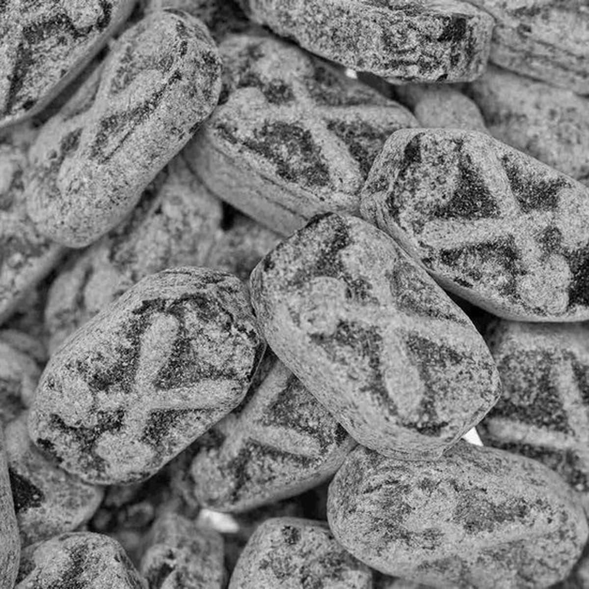 Kathy Confiserie Congo - zwarte anijsdrop - zwarte hamers 1kg - oud snoepgoed - nostalgie