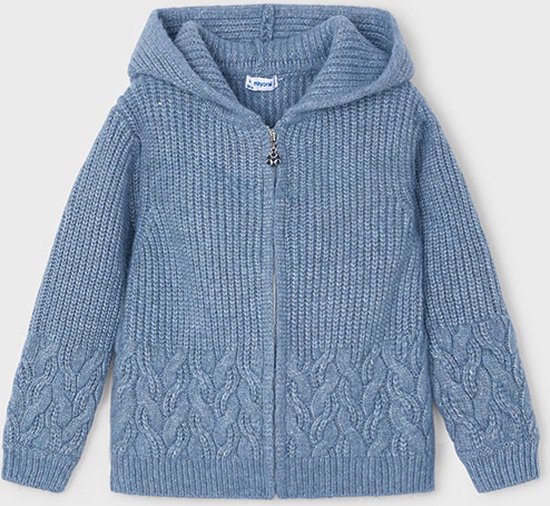 MAYORAL - Pull - Taille 110 - Filles - 053 Bleu Ciel -