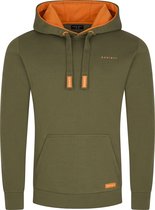 DENIMFY Heren Sweatshirt DFBenno regular fit Groen 4XL Volwassenen hoodie / capuchon trui