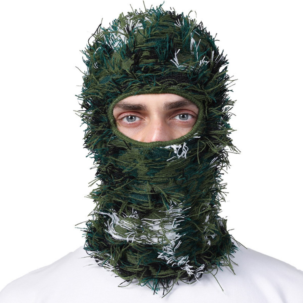 Nivard Ski Masker Bivakmuts Winter Masker Balaclava Ski Mask Full Face Mask Groen