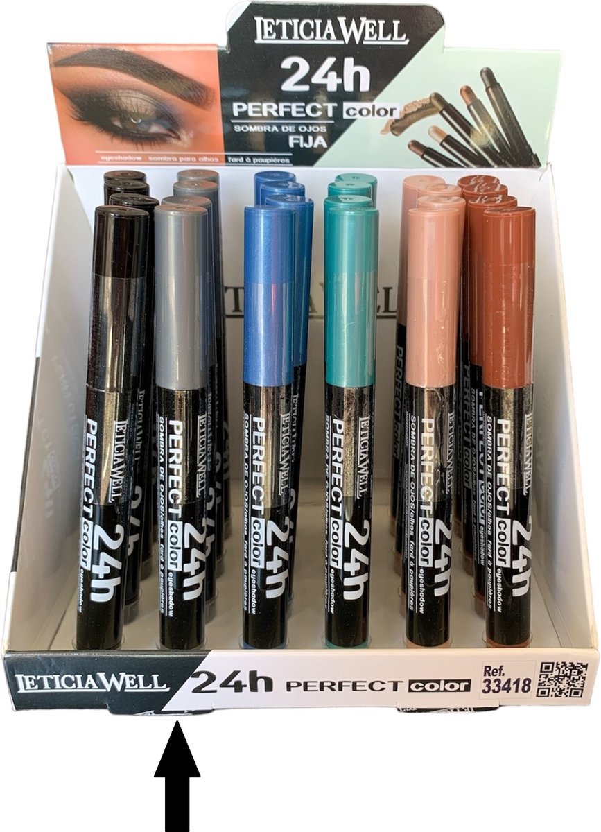 Leticia Well - Oogschaduw Potlood - Draaibaar / Automatic Pencil - Grijs - Nummer 36