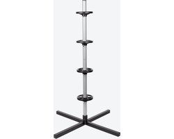 Bandenstandaard - Eenvoudig je banden op te slaan - 4 banden maximaal 100 kg - Bandenbreedte 22,5 cm - Zwart - Bestseller