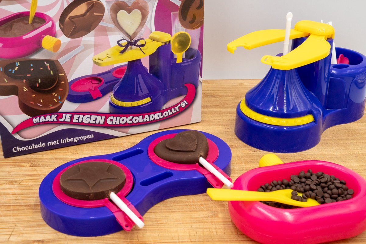Megableu Chocolade Lolly Maker - Creatief Speelgoed met Chocolade - Maak Je Eigen Chocolade Lolly's - Knutselset voor Kinderen - Vanaf 6 Jaar - Origineel Cadeau — afbeelding 11