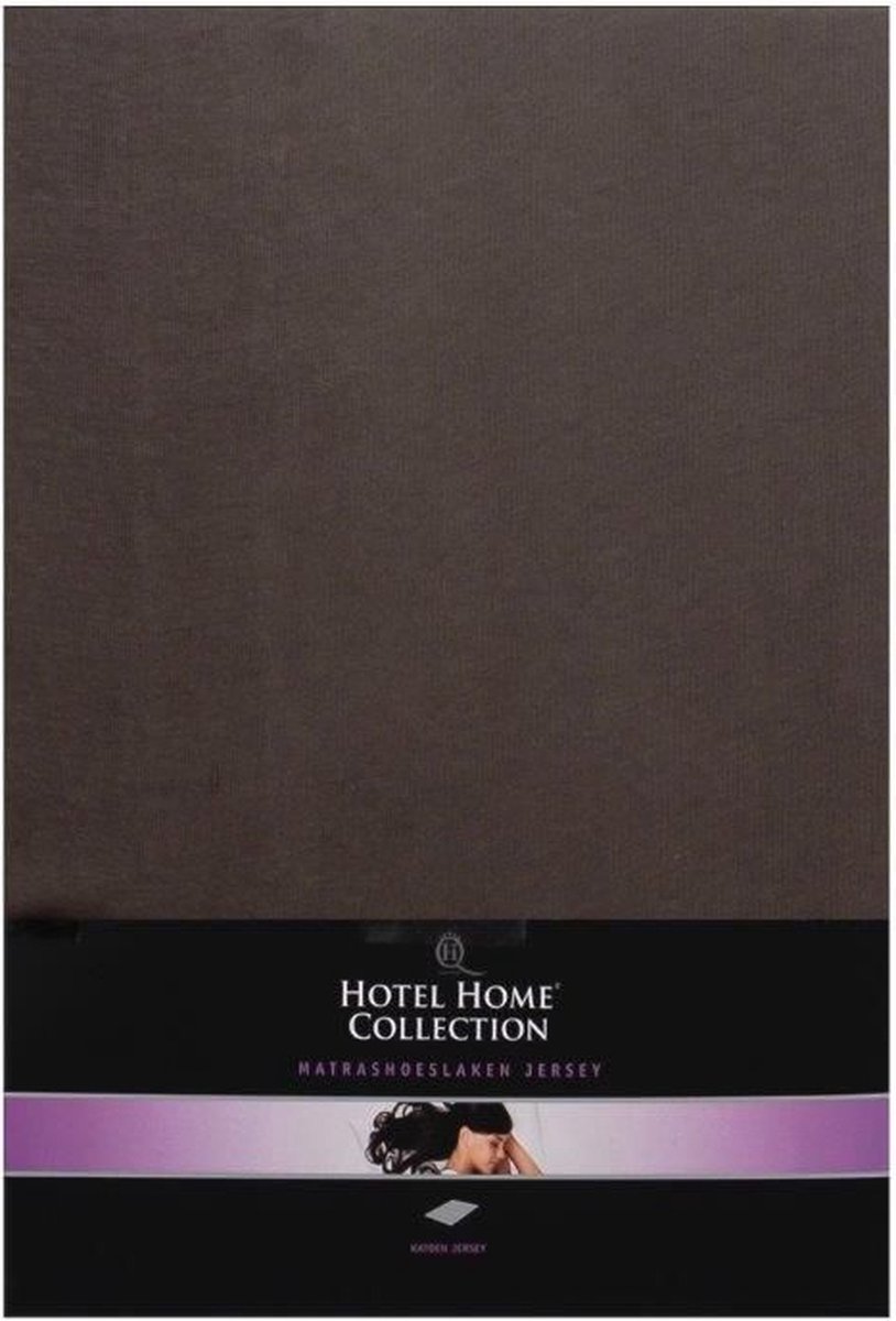 Zydante Jersey Hoeslaken - Hotel Home Collection - Antraciet / 200x140