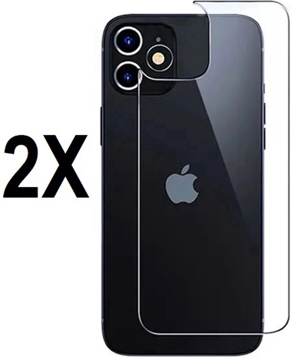 Screenz® - BACK Screenprotector geschikt voor iPhone 16 Pro Max - Tempered glass Screen protector geschikt voor achterkant iPhone 16 Pro Max - Beschermglas - Glasplaatje - 2 stuks