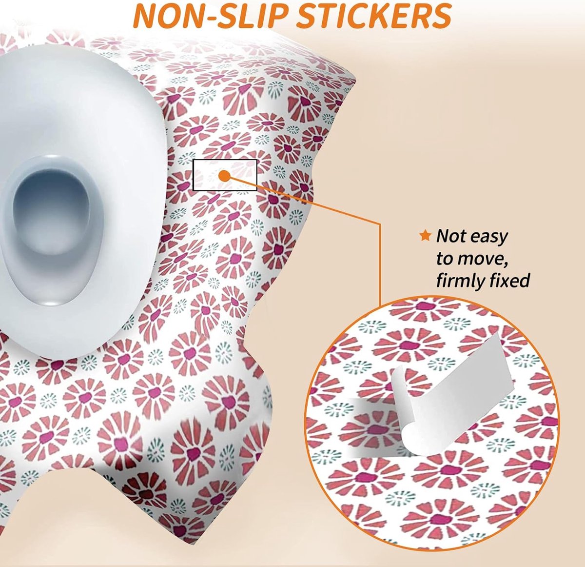 40 stuks wegwerp-toiletpads, toiletbekleding, toiletstoelbekleding voor kinderen en volwassenen, universele potjestraining, toilettraining, reisaccessoires, afzonderlijk verpakt, rood