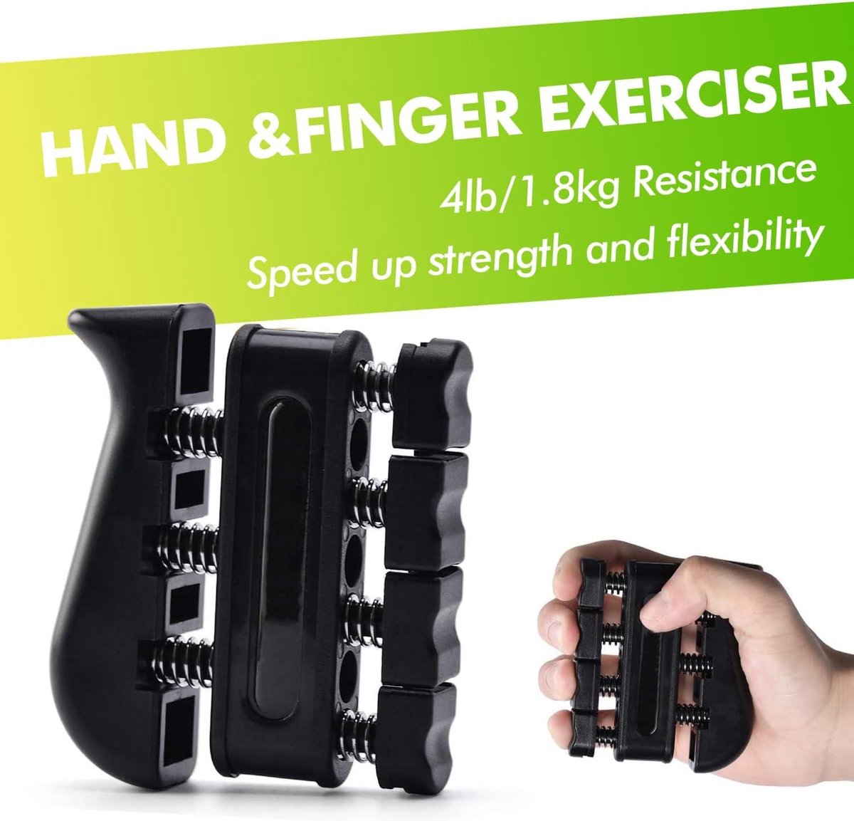 Handtrainer Kit – 6-delige Set Met Knijper, Gyrobal, Vingertrainer, Stressbal En Opbergtas