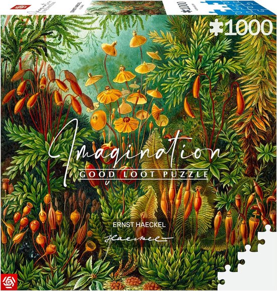 Ernst Haeckel - Muscinae Puzzel - Puzzel 1000 stukjes volwassenen - Natuur Thema