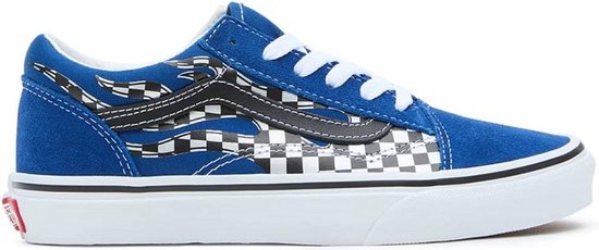 Vans Oldskool Classic Y Blue Checkerboard Sneakers Maat 38 Junior Kinderschoenen bol