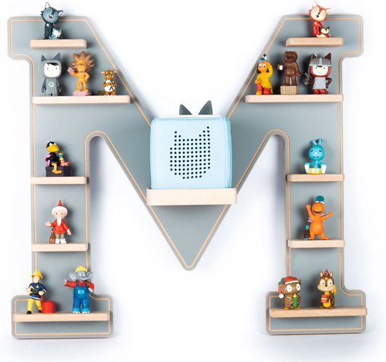 Stadtecken Kinderregal Regal Für Musikbox, Passend Für Die Toniebox Und Ca 50 Tonies S09ae00h