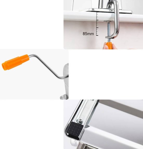 Nivard Pastamaker - Pastamachine - Spaghetti - Noodles - Tagliatelle - Keukenmachine van Nivard — afbeelding 4