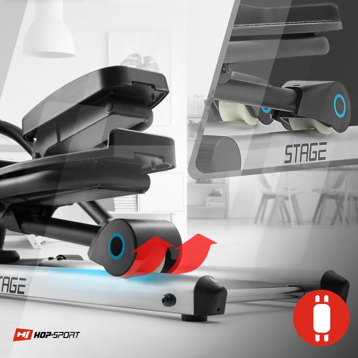 Hop-Sport crosstrainer HS-160CF Stage - afbeelding 2