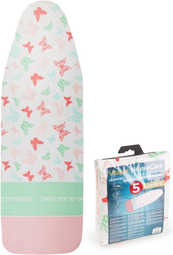 Poceacles Paaskonijn strijkplank hoes en pad, rekbare strijkplank tafelblad doek wasbaar strijkplank cover beschermer duurzame strijkplank pad, M