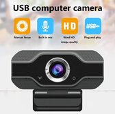 CrystalView - Webcam Voor PC- 2K Ultra HD Webcam met Microfoon - 2K Ultra HD-resolutie - laptops, pc of statieven