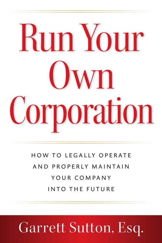 Run Your Own Corporation - cover