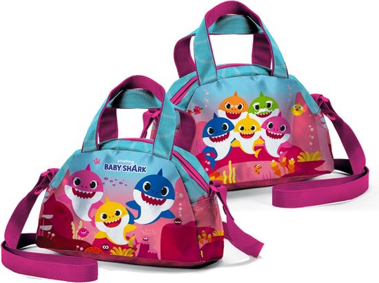 Baby Shark - Tas - Speelgoed - Roze Kinderen - 20x10x8