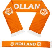 Leeuw in het Hempie oranje sjaal Holland - EK 2024 - Voetbalsjaal - 150 x 20 cm