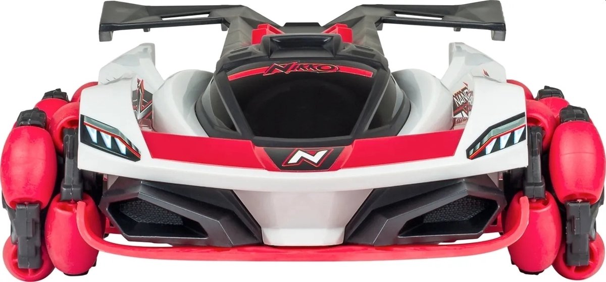 Nikko RC Auto Nano Omni X Galactic Rood Bestuurbare Auto - 14km/h - Spint 360 Graden & Coole Stunts - vanaf 6 Jaar- 20 cm — afbeelding 2