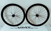 SUPERPROMO VMT AERO CARBON WIELSET VR4.6 Disc 2024 Shimano 9/10/11/12V voor banden Race/Gravel/CycloX/Tijdrit/Triathlon 28mm velgbreedte VMT carbonwielen 100/142/12mm