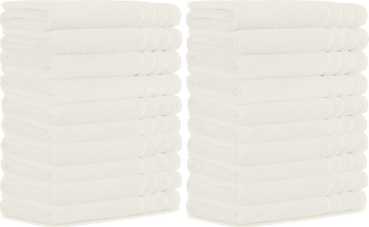 Intimo 20 pack Handdoek - Handdoek - 50 x 100 - Creme