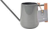 Indoor Watering Can in Anthracite 0.7 L Lightweight with Wooden Handle
