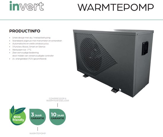 Invert Warmtepomp 16.5 kW