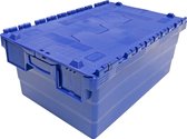 BEGRA opbergbox - 1 stuks - 60 x 40 x 25 cm - stapelbaar - magazijnbak - opslagbak - euronorm - stapelbak