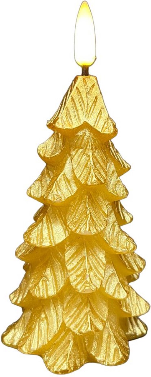 Countryfield Led Kerstboomkaars Goud