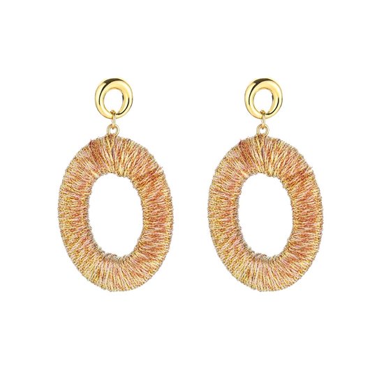 Boucles d'oreilles d'oreilles Summer Roundies - Mix de Pink