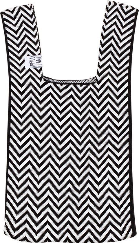 Pepa lani poppy bag Black & White Waves