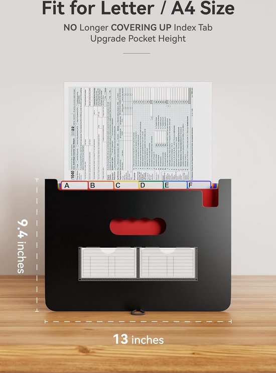 Accordian A4-documentenmap, 25 vakken, sorteermap, kleurrijke bestandsmap, regenboog, akcordeondesign, A4-formaat voor thuis, kantoor, school Accordian A4-documentenmap, 25 vakken, sorteermap, kleurrijke bestandsmap, regenboog, akcordeondesign, A4-formaat voor thuis, kantoor, school
