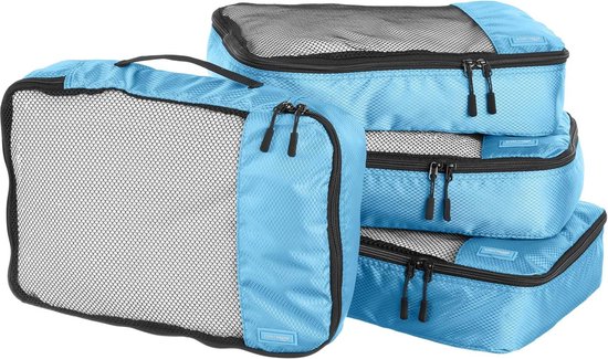 Set De Sacs De Rangement De Voyage - Cubes Organisateurs Légers Et Respirants - Pour Valise, Sac à Dos - 3 Tailles