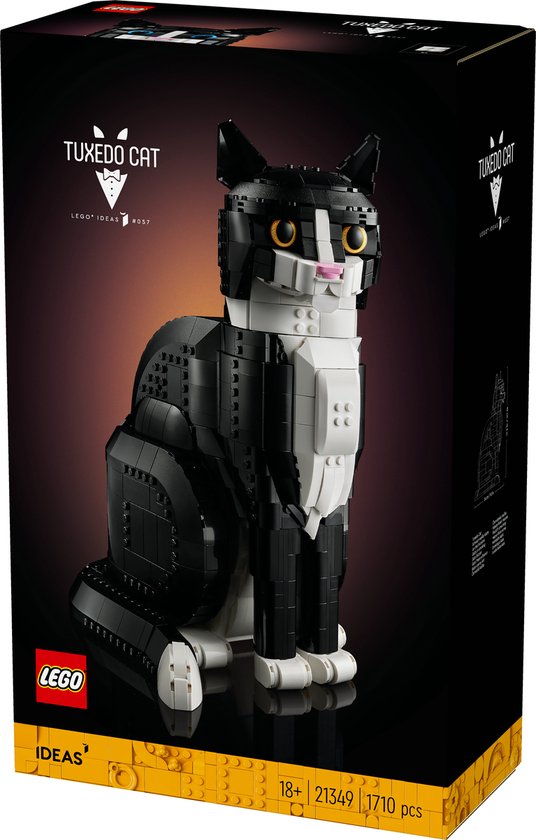 LEGO Ideas Chat Zwart et blanc - 21349