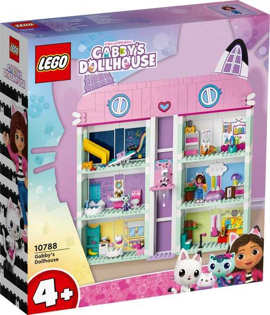 LEGO Gabby's poppenhuis Gabby's poppenhuis Speelgoed Speelgoed met 4 Minifiguren en Accessoires voor Kinderen 4+ - 10788