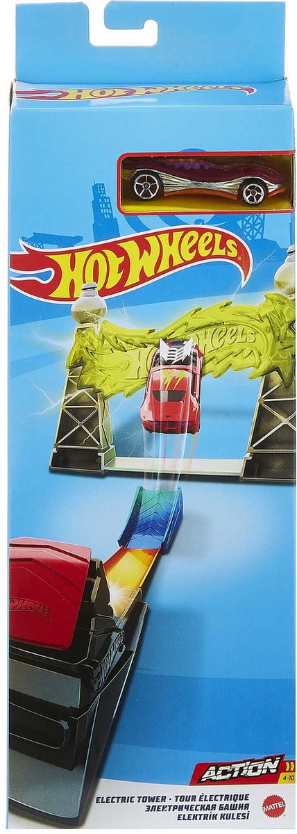 Hot Wheels Action Electric Tower Speelset - Hot Wheels Uitbreiding - Hot Wheels Baandelen