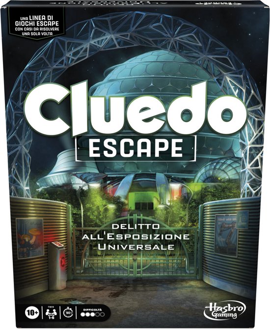 Cluedo Escape, Bordspel, Ontsnappen, 10 jaar, 90 min, Familiespel