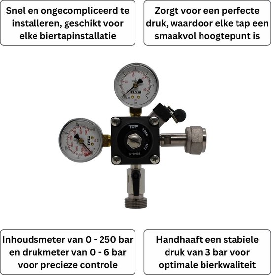 Chihiros CO2 Drukregelaar PRO Inc. Extender